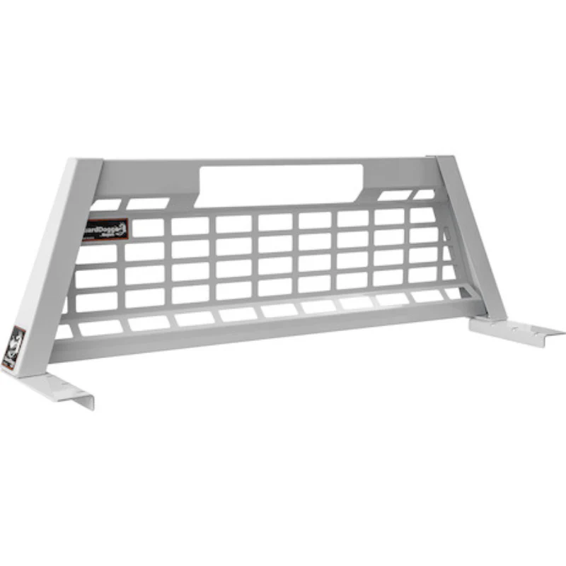 Buyers Products 20.20-inch Tall Gloss White Heavy-Duty Steel GuardDogg Pickup Truck Headache Rack Bundle with Mounting Brackets Model 851305 - Image 3