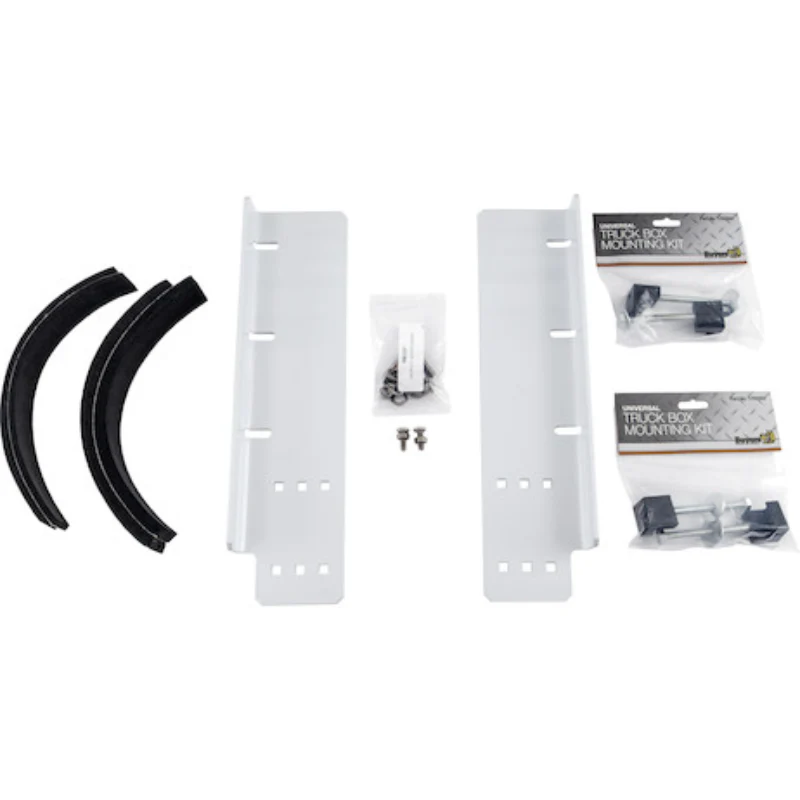Buyers Products 20.20-inch Tall Gloss White Heavy-Duty Steel GuardDogg Pickup Truck Headache Rack Bundle with Mounting Brackets Model 851305 - Image 4