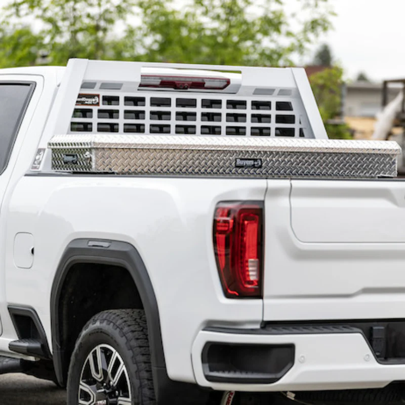 Buyers Products 20.20-inch Tall Gloss White Heavy-Duty Steel GuardDogg Pickup Truck Headache Rack Bundle with Mounting Brackets Model 851305 - Image 7