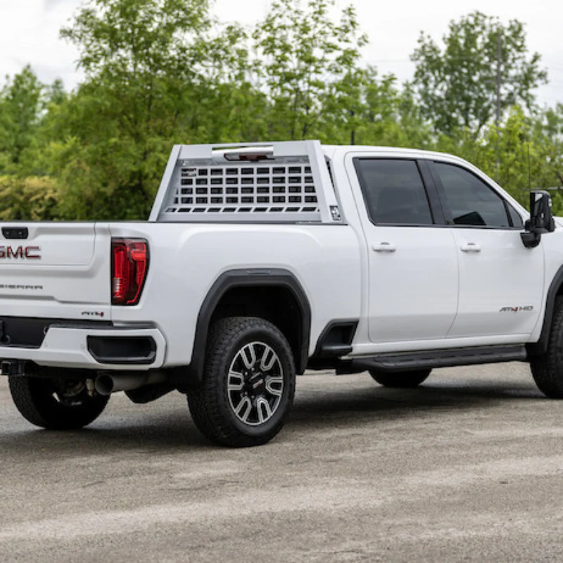 Buyers Products 23.00-inch Tall Gloss White Heavy-Duty Steel GuardDogg Pickup Truck Headache Rack Bundle with Mounting Brackets Model 851405 - Image 11