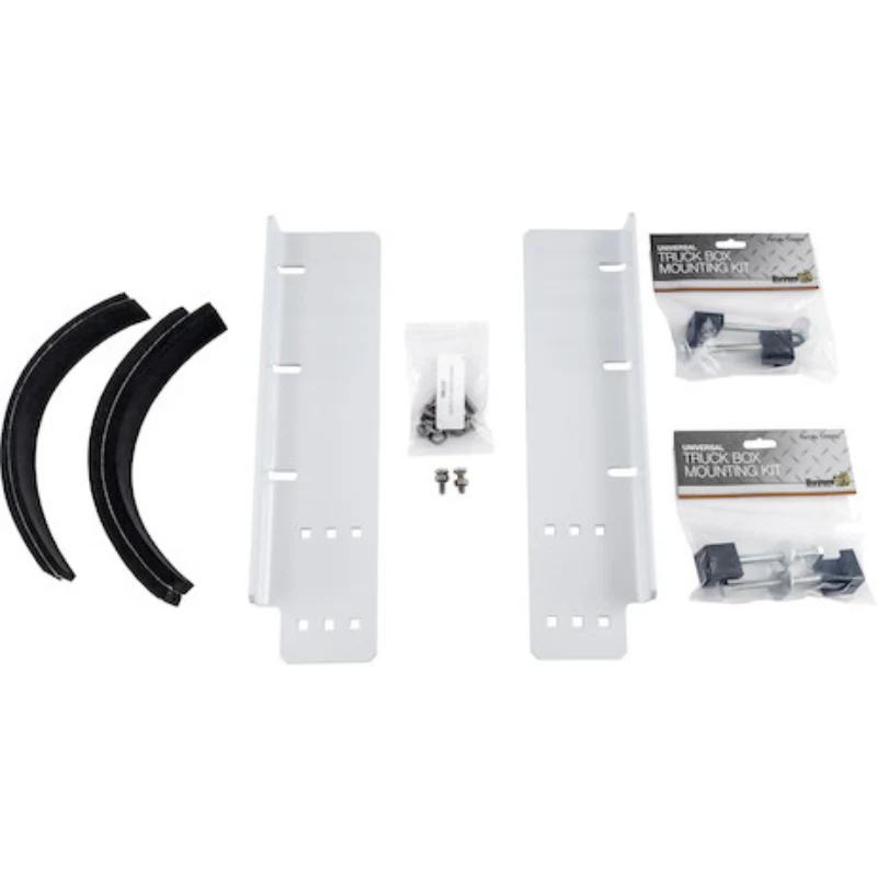 Buyers Products 23.00-inch Tall Gloss White Heavy-Duty Steel GuardDogg Pickup Truck Headache Rack Bundle with Mounting Brackets Model 851405 - Image 4