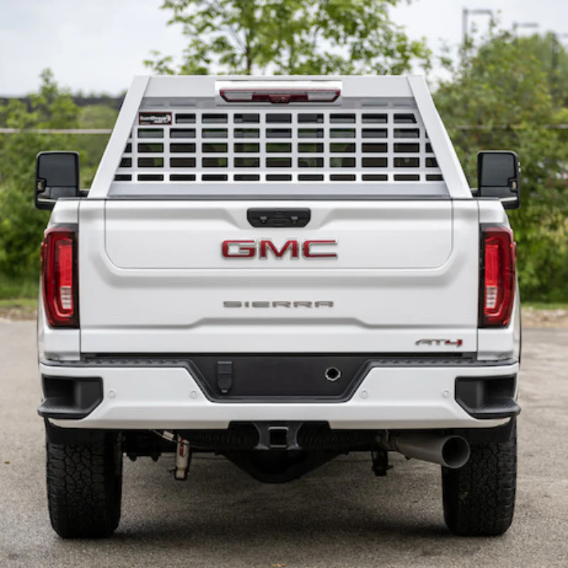 Buyers Products 23.00-inch Tall Gloss White Heavy-Duty Steel GuardDogg Pickup Truck Headache Rack Bundle with Mounting Brackets Model 851405 - Image 6