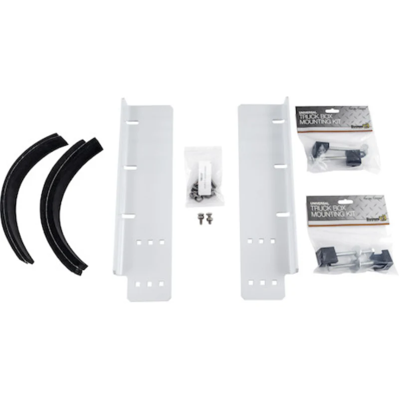 Buyers Products 23.50-inch Tall Gloss White Heavy-Duty Steel GuardDogg Pickup Truck Headache Rack Bundle with Mounting Brackets Model 851505 - Image 4