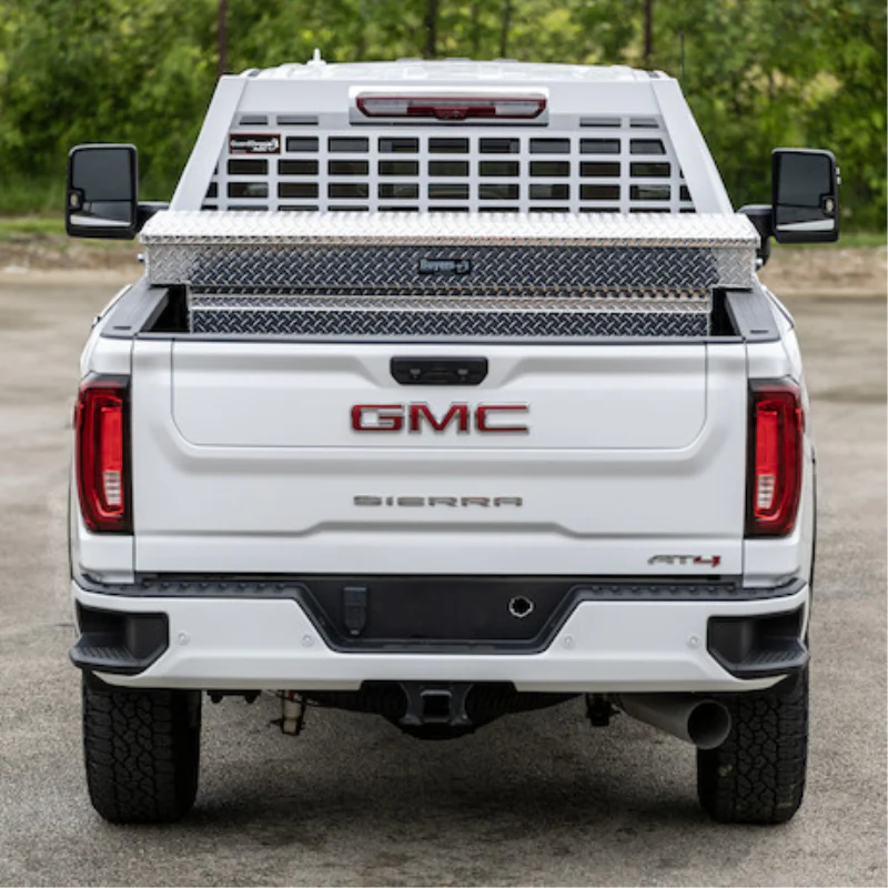 Buyers Products 23.50-inch Tall Gloss White Heavy-Duty Steel GuardDogg Pickup Truck Headache Rack Bundle with Mounting Brackets Model 851505 - Image 7
