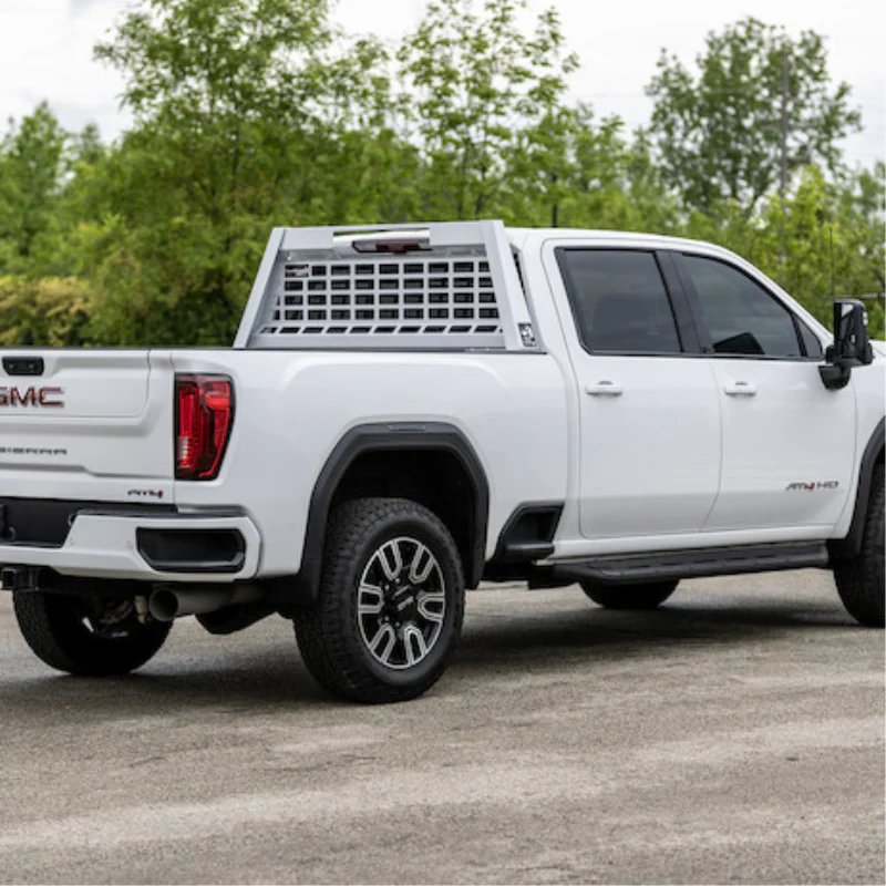 Buyers Products 23.50-inch Tall Gloss White Heavy-Duty Steel GuardDogg Pickup Truck Headache Rack Bundle with Mounting Brackets Model 851505 - Image 8