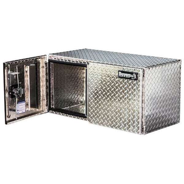 Buyers Products 24x24x36 Inch Diamond Tread Aluminum Underbody Truck Box - Double Barn Door, 3-Point Compression Latch Model 1702235 - Image 4