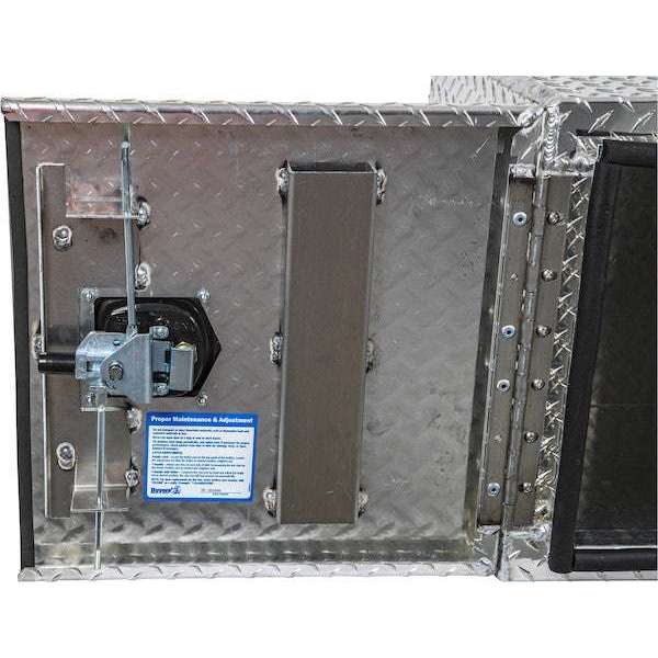 Buyers Products 24x24x36 Inch Diamond Tread Aluminum Underbody Truck Box - Double Barn Door, 3-Point Compression Latch Model 1702235 - Image 7