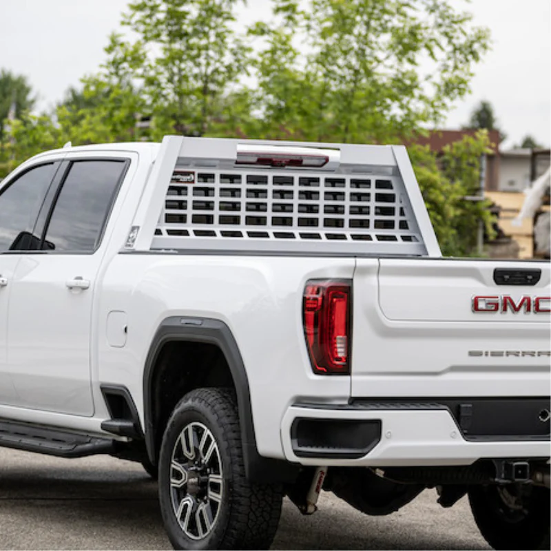 Buyers Products 25.00-inch Tall Gloss White Heavy-Duty Steel GuardDogg Pickup Truck Headache Rack Bundle with Mounting Brackets Model 851605 - Image 10