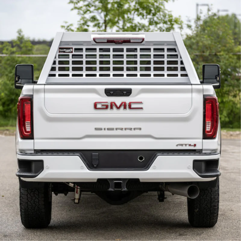 Buyers Products 25.00-inch Tall Gloss White Heavy-Duty Steel GuardDogg Pickup Truck Headache Rack Bundle with Mounting Brackets Model 851605 - Image 11