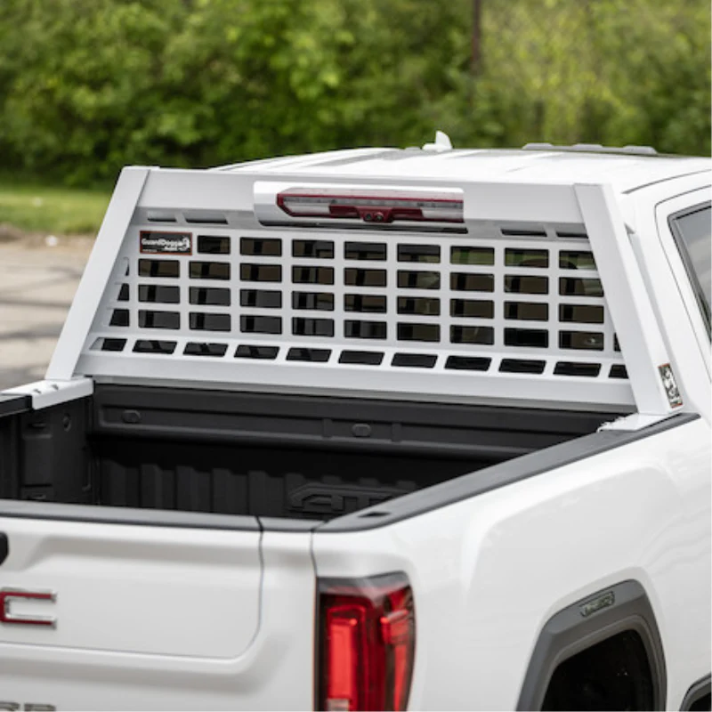 Buyers Products 25.00-inch Tall Gloss White Heavy-Duty Steel GuardDogg Pickup Truck Headache Rack Bundle with Mounting Brackets Model 851605 - Image 12