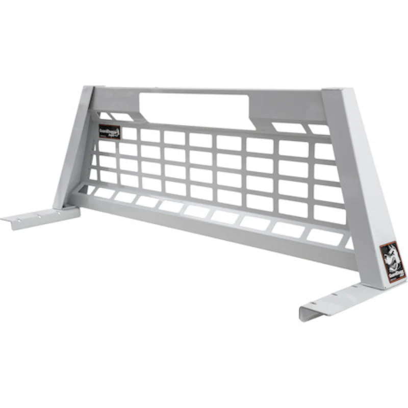 Buyers Products 25.00-inch Tall Gloss White Heavy-Duty Steel GuardDogg Pickup Truck Headache Rack Bundle with Mounting Brackets Model 851605 - Image 3