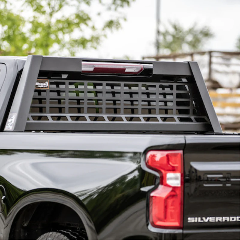 Buyers Products 23" Inch Tall Matte Black Heavy-Duty Steel GuardDogg Pickup Truck Headache Rack Bundle with Mounting Brackets Model 851460 - Image 4