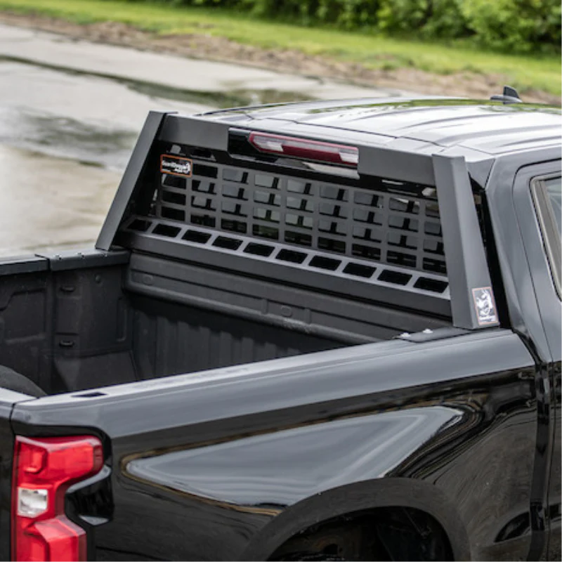 Buyers Products 23" Inch Tall Matte Black Heavy-Duty Steel GuardDogg Pickup Truck Headache Rack Bundle with Mounting Brackets Model 851460 - Image 5