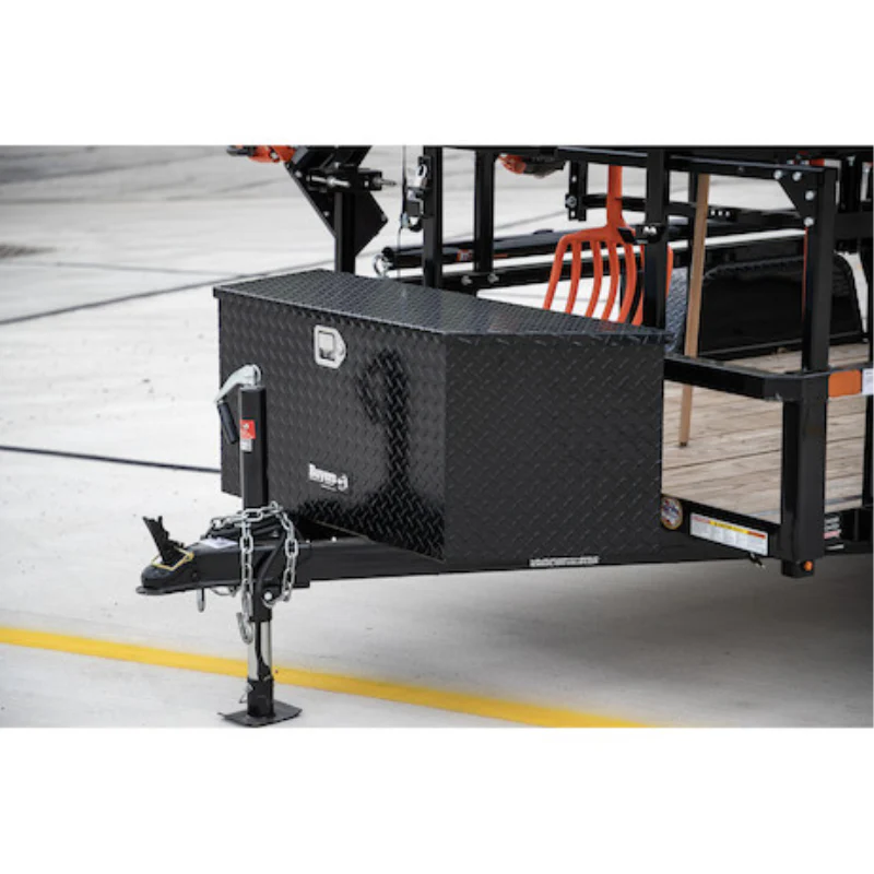 Buyers Products 35 Inch Wide Gloss Black Diamond Tread Aluminum Trailer Tongue Truck Box Model 1721383 - Image 10