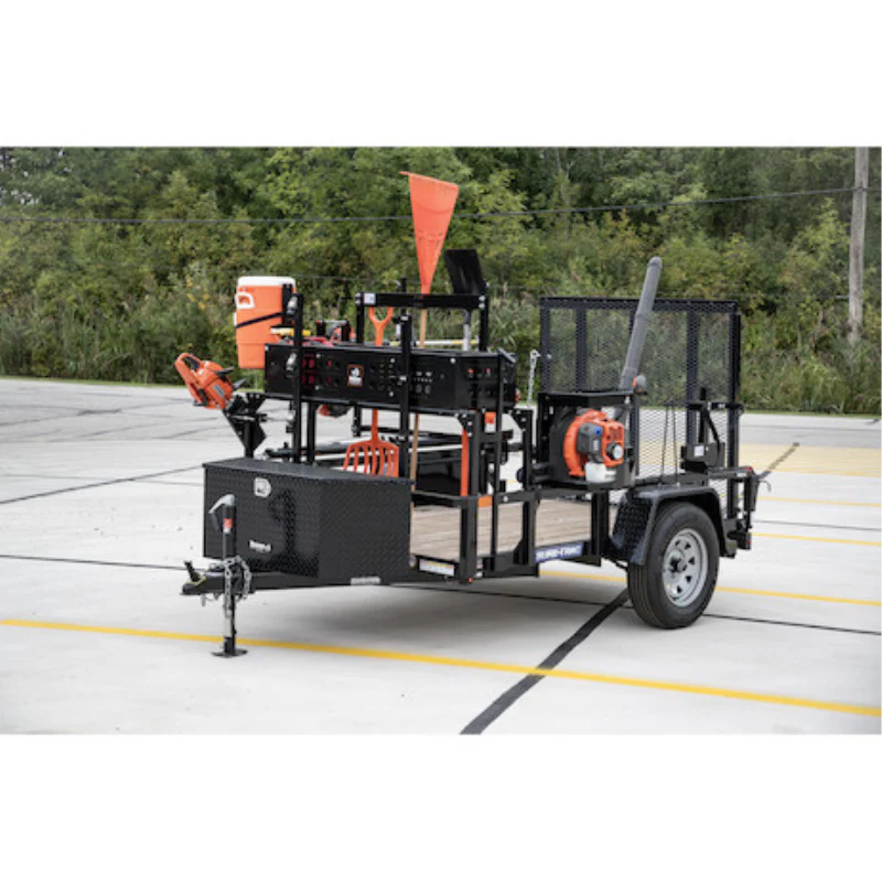 Buyers Products 35 Inch Wide Gloss Black Diamond Tread Aluminum Trailer Tongue Truck Box Model 1721383 - Image 8