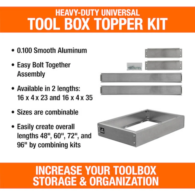 Buyers Products 36-Inch Heavy Duty Universal Smooth Aluminum Toolbox Top Tray Model 1744154 - Image 7