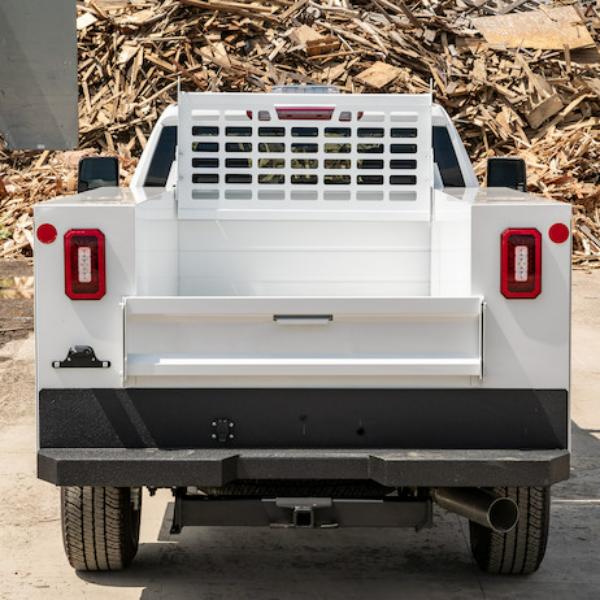 Buyers Products 49" Inch White KabGard Heavy-Duty Steel With Mounting Kit For Single-Wheel Service Bodies Model 5404927 - Image 6