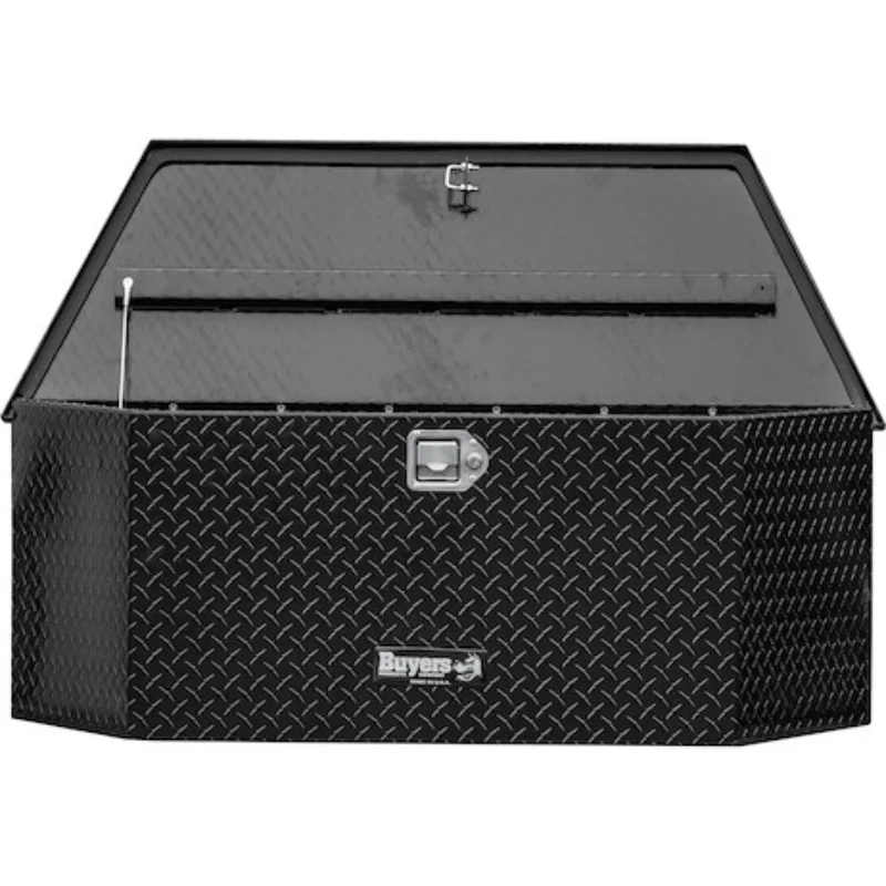 Buyers Products 49 Inch Wide Gloss Black Diamond Tread Aluminum Trailer Tongue Truck Box Model 1721388 - Image 4
