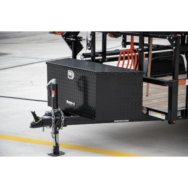 Buyers Products 49 Inch Wide Gloss Black Diamond Tread Aluminum Trailer Tongue Truck Box Model 1721388 - Image 6