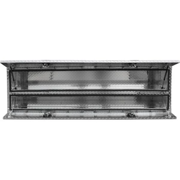 Buyers Products Flatbed Contractor Top Mount Truck Box With Drop Down Doors 90" Aluminum Model 1701588 - Image 15