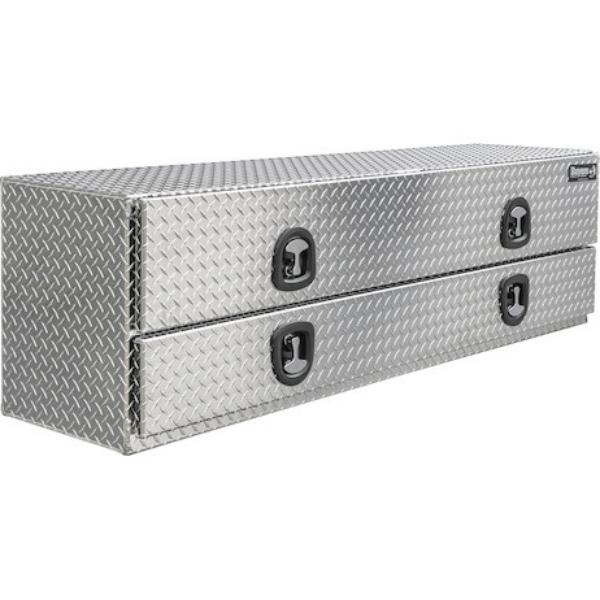 Buyers Products Flatbed Contractor Top Mount Truck Box With Drop Down Doors 90" Aluminum Model 1701588 - Image 16