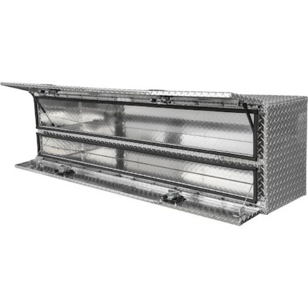Buyers Products Flatbed Contractor Top Mount Truck Box With Drop Down Doors 90" Aluminum Model 1701588 - Image 19