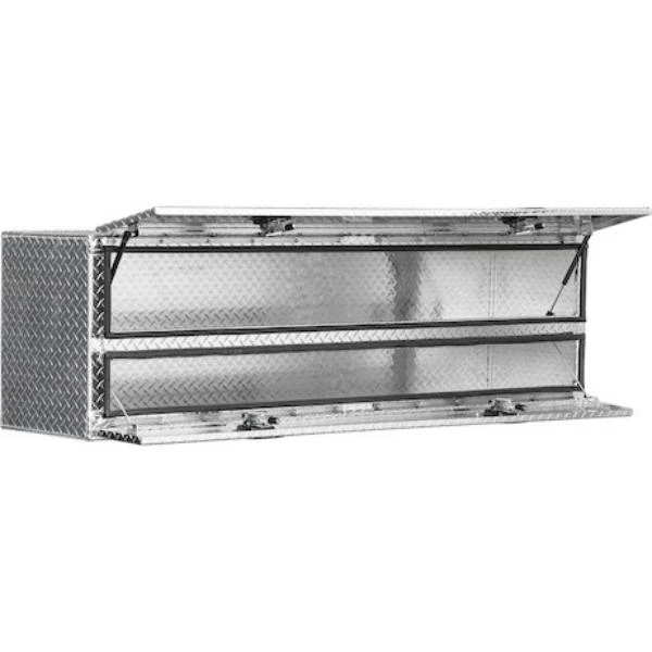 Buyers Products Flatbed Contractor Top Mount Truck Box With Drop Down Doors 90" Aluminum Model 1701588 - Image 7