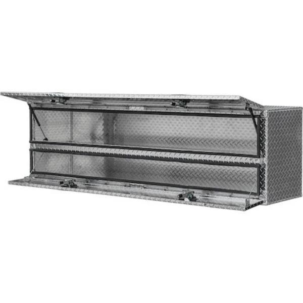 Buyers Products Flatbed Contractor Top Mount Truck Box With Drop Down Doors 90" Aluminum Model 1701588 - Image 8