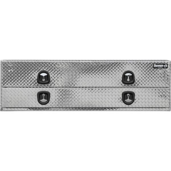 Buyers Products Flatbed Contractor Top Mount Truck Box With Drop Down Doors 90" Aluminum Model 1701588 - Image 9