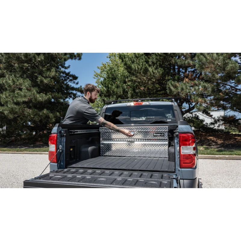 Buyers Products Diamond Tread Aluminum Chest Tool Box for Mid-Size Trucks Model 1712130 - Image 12