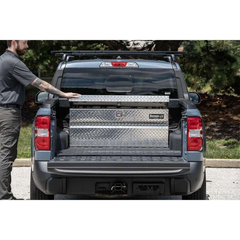 Buyers Products Diamond Tread Aluminum Chest Tool Box for Mid-Size Trucks Model 1712130 - Image 18
