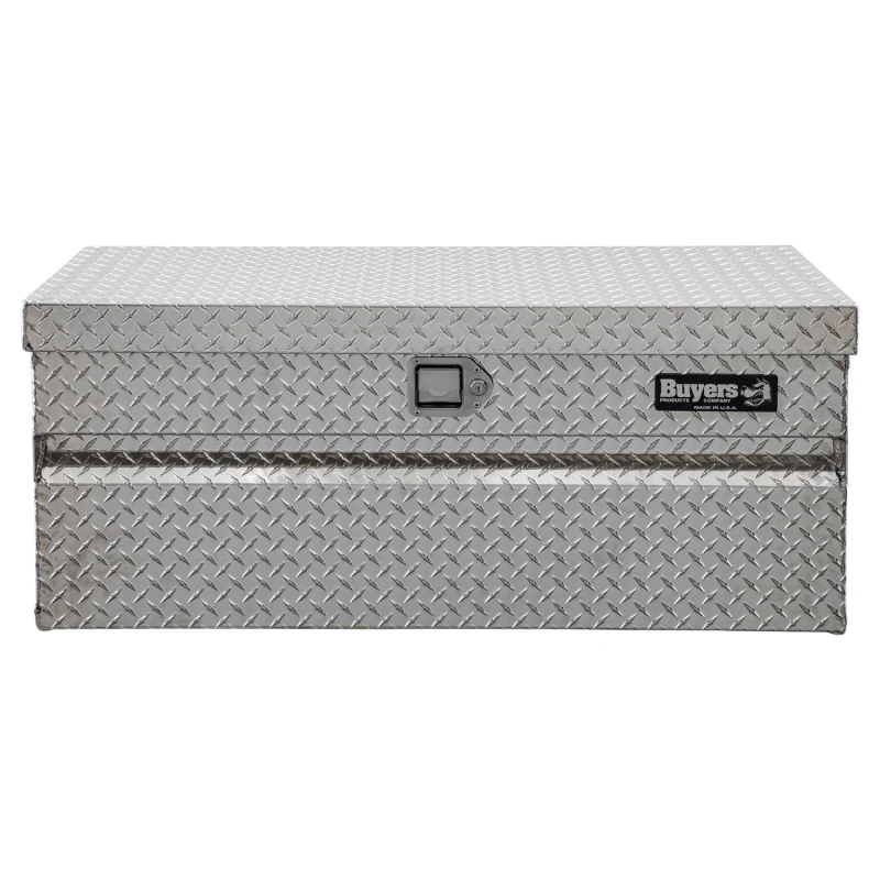 Buyers Products Diamond Tread Aluminum Chest Tool Box for Mid-Size Trucks Model 1712130 - Image 2