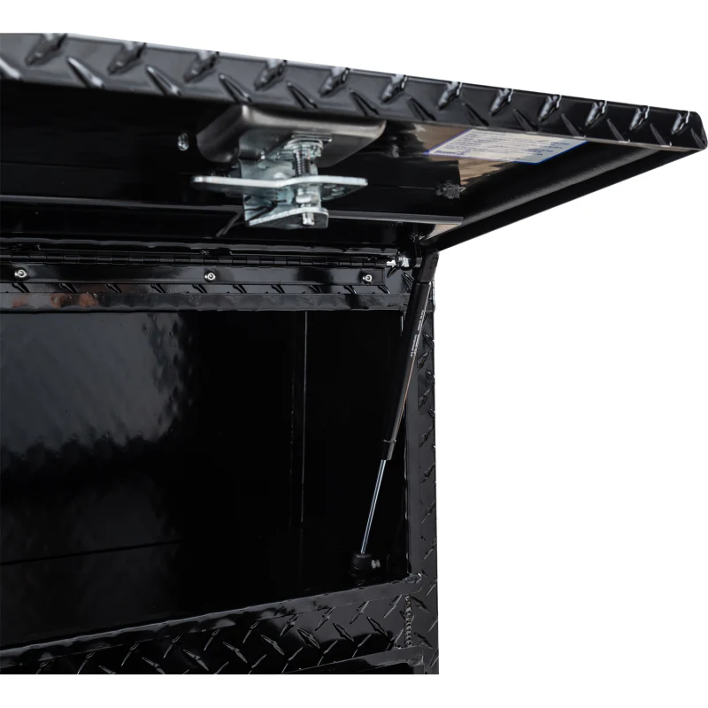 Buyers Products Pickup Contractor Top Mount Truck Box With Drawers 60" Gloss Black Aluminum 1725631 - Image 6
