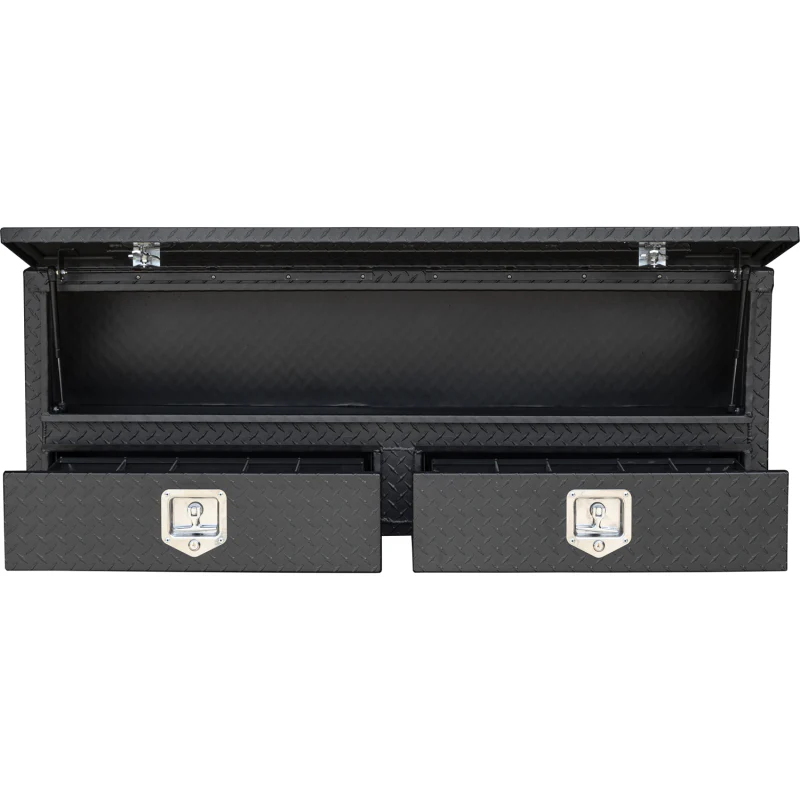 Buyers Products Pickup Contractor Top Mount Truck Box With Drawers 60" Matte Black Aluminum 1735631 - Image 10