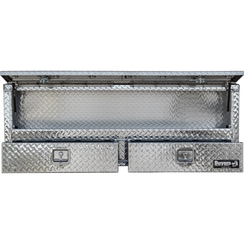 Buyers Products Pickup Contractor Top Mount Truck Box With Drawers 96" Aluminum 1705661 - Image 10