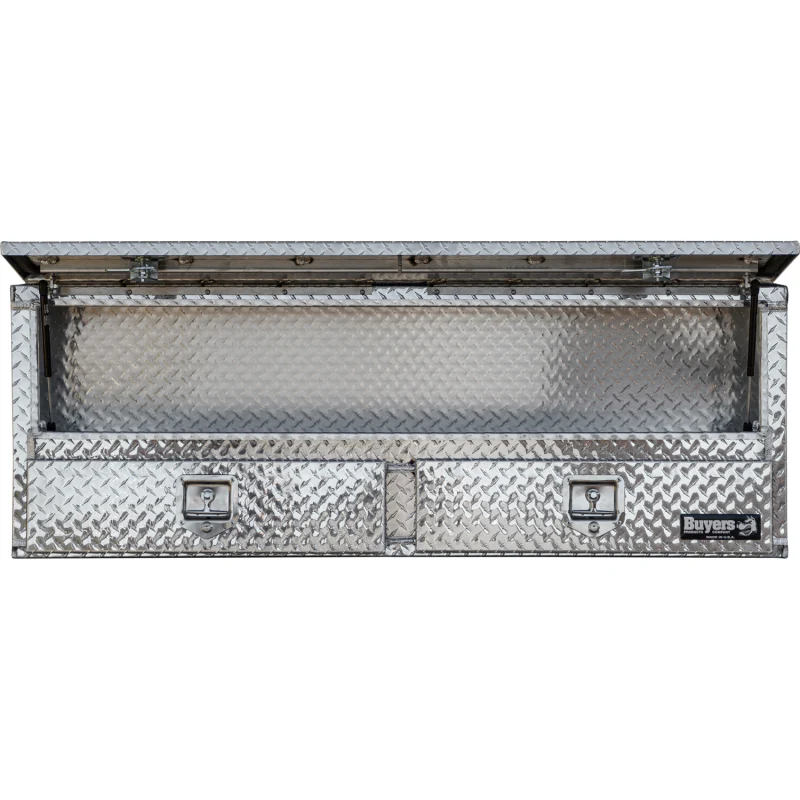 Buyers Products Pickup Contractor Top Mount Truck Box With Drawers 60" Bright Aluminum 1705631 - Image 10