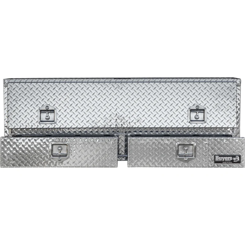 Buyers Products Pickup Contractor Top Mount Truck Box With Drawers 60" Bright Aluminum 1705631 - Image 12