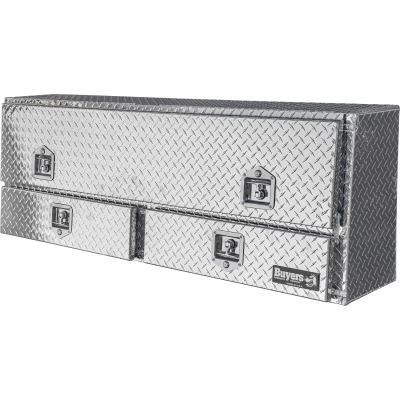 Buyers Products Pickup Contractor Top Mount Truck Box With Drawers 60" Bright Aluminum 1705631 - Image 8