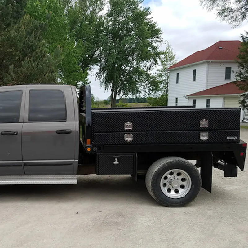 Buyers Products Pickup Contractor Top Mount Truck Box With Drop Down Doors 60" Aluminum Model 1725630 - Image 11