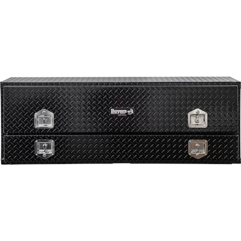 Buyers Products Pickup Contractor Top Mount Truck Box With Drop Down Doors 60" Aluminum Model 1725630 - Image 4