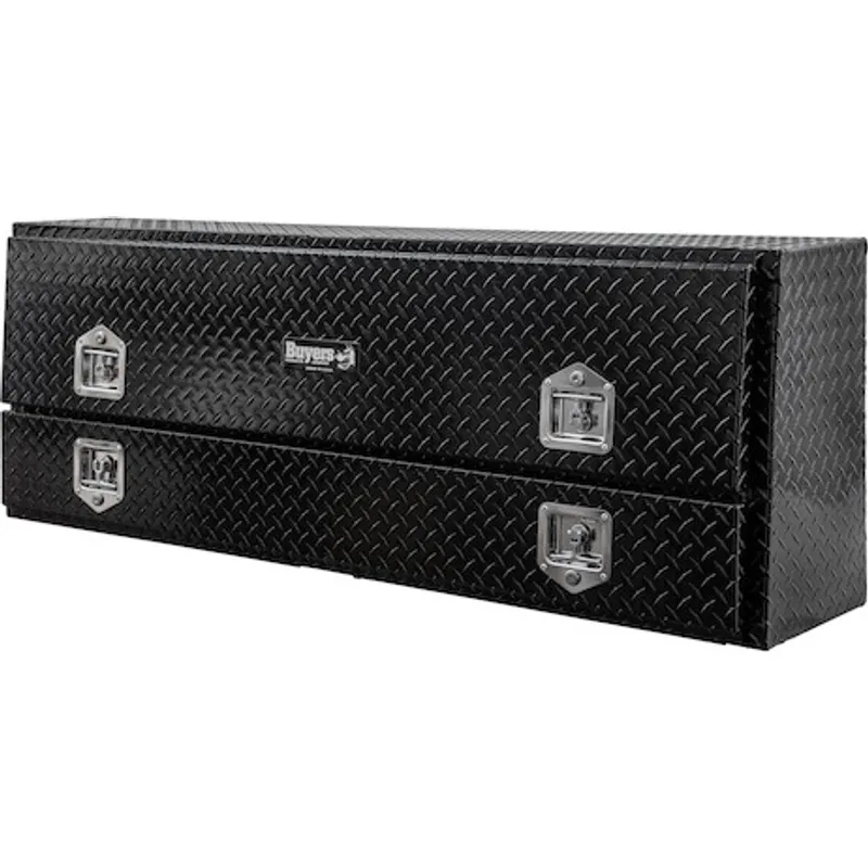 Buyers Products Pickup Contractor Top Mount Truck Box With Drop Down Doors 60" Aluminum Model 1725630 - Image 7