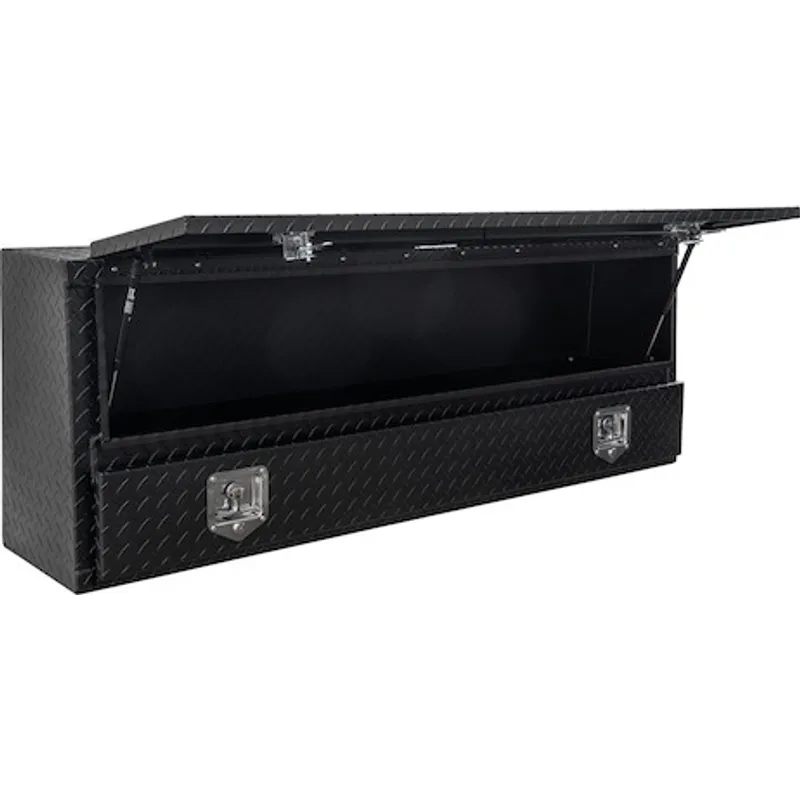 Buyers Products Pickup Contractor Top Mount Truck Box With Drop Down Doors 72" Aluminum Model 1735640 - Image 4