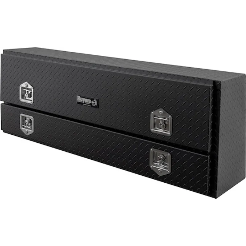 Buyers Products Pickup Contractor Top Mount Truck Box With Drop Down Doors 72" Aluminum Model 1735640 - Image 8