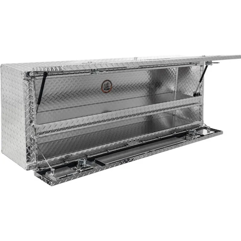 Buyers Products Pickup Contractor Top Mount Truck Box With Drop Down Doors 60" Aluminum Model  1705630 - Image 3