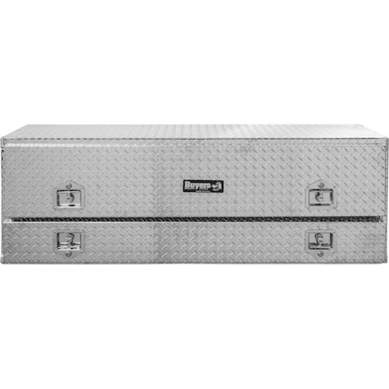 Buyers Products Pickup Contractor Top Mount Truck Box With Drop Down Doors 60" Aluminum Model  1705630 - Image 5