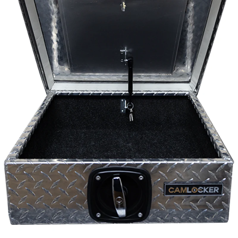 CamLocker 30" x 32" Bright Aluminum Collar Box Model CB30X32 - Image 3