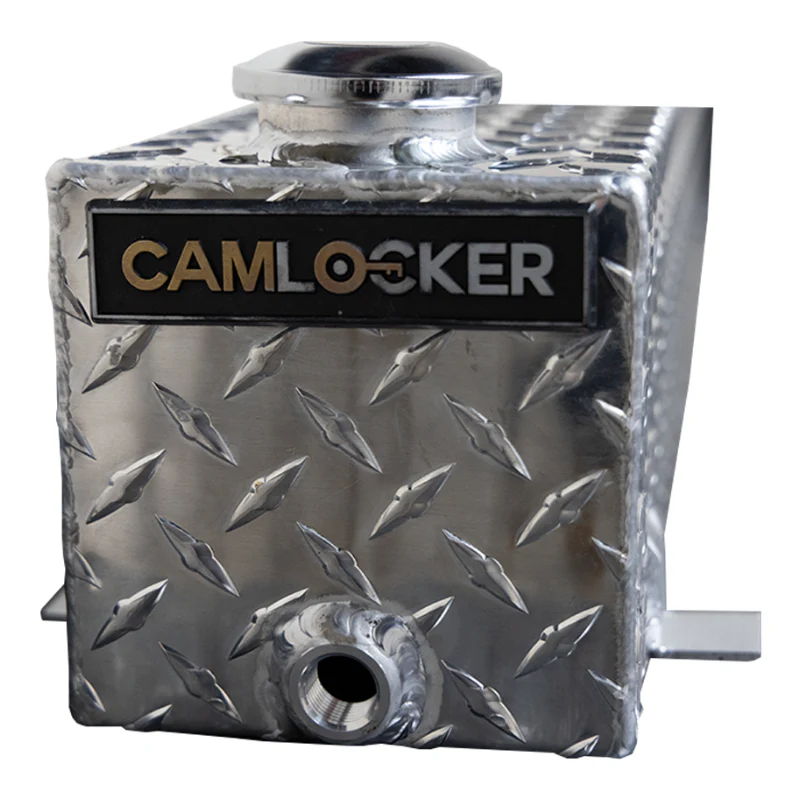 CamLocker 7 Gallon Bright Aluminum Water Tank Model WT6X6X48 - Image 5
