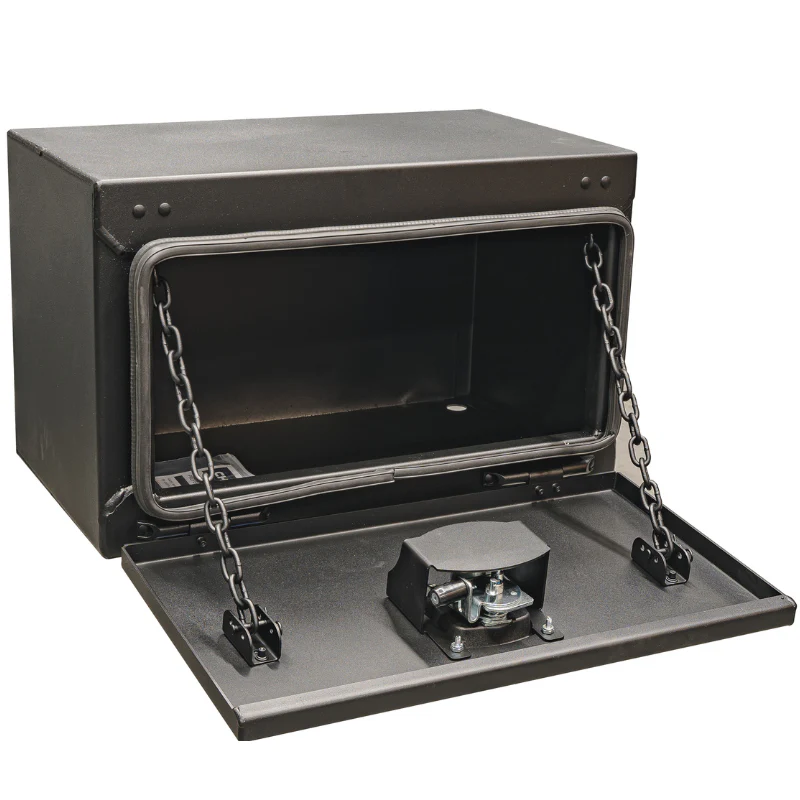 Chandler Underbody Carbon Steel Toolbox 15X15X24 Textured Black With Drop Down Door Model 5100-0580 - Image 2