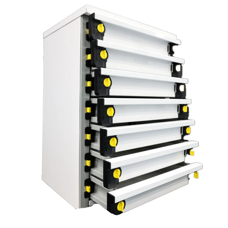 CTech MotionGlide 18w x 24.75h x 14d Drawer System - Seven 3-inch Drawers w/ Toolgrid Model MG-6 - Image 3