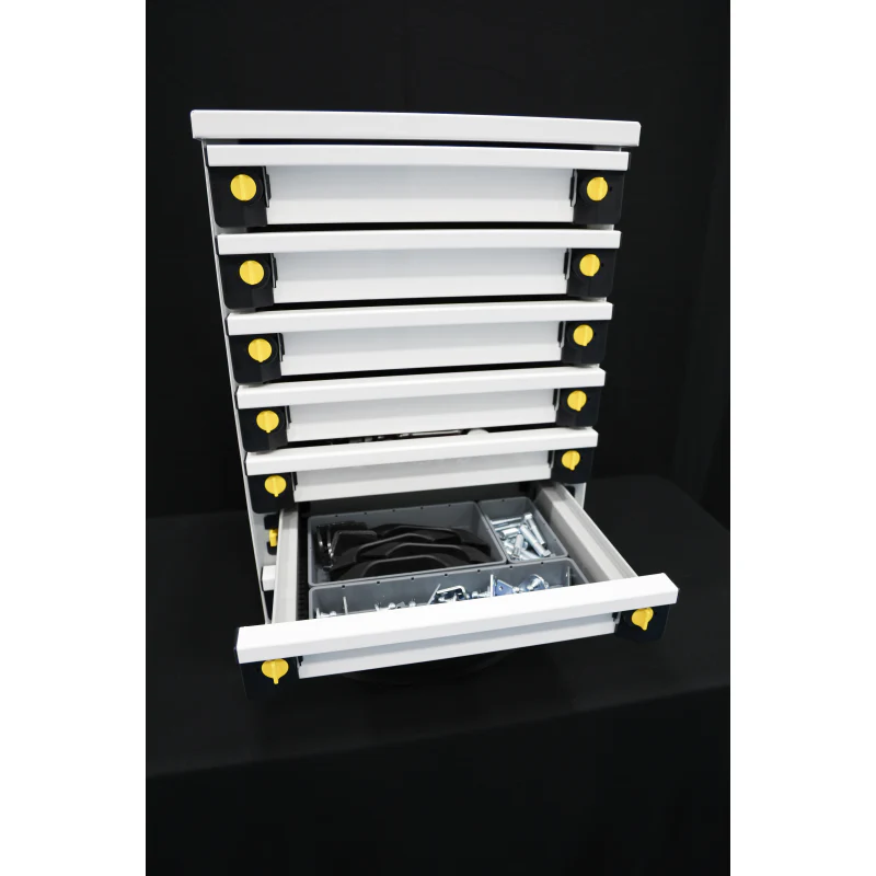 CTech MotionGlide 18w x 24.75h x 14d Drawer System - Seven 3-inch Drawers w/ Toolgrid Model MG-6 - Image 5